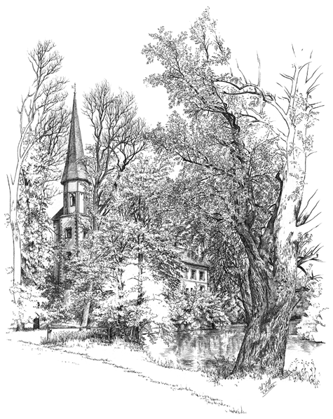 An der Traun bei Schloss Pertensteinr