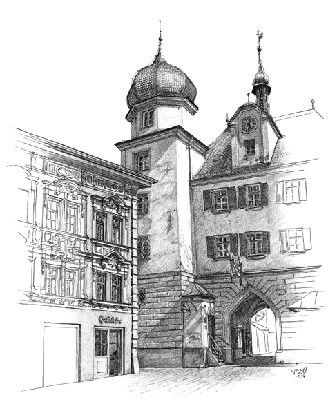 Das Rosenheimer Mittertor