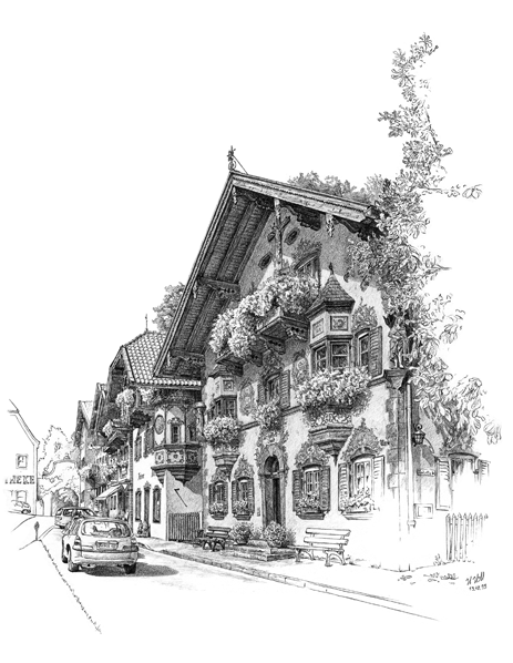 Auf dem Neubeurer Marktplatz