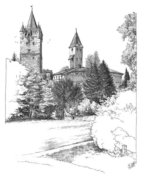 Haag i. Obb.: Der grosse und der kleine Stadtturm