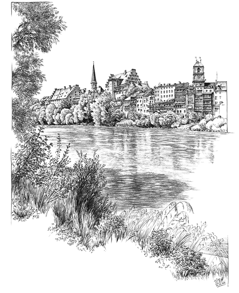 Der Inn bei Wasserburg