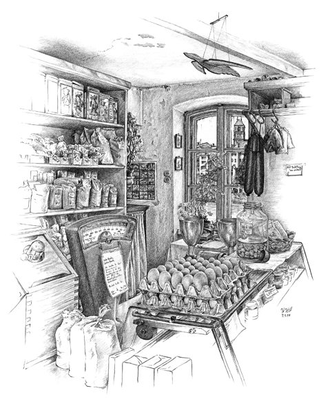 Wasserburg am Inn: Der ehemalige Naturkostladen im Unterauerhaus