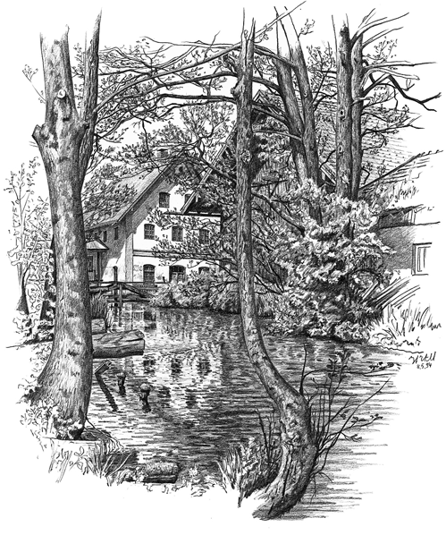 Stephanskirchen bei Rosenheim:Die Sims vor der Krottenhausmühle